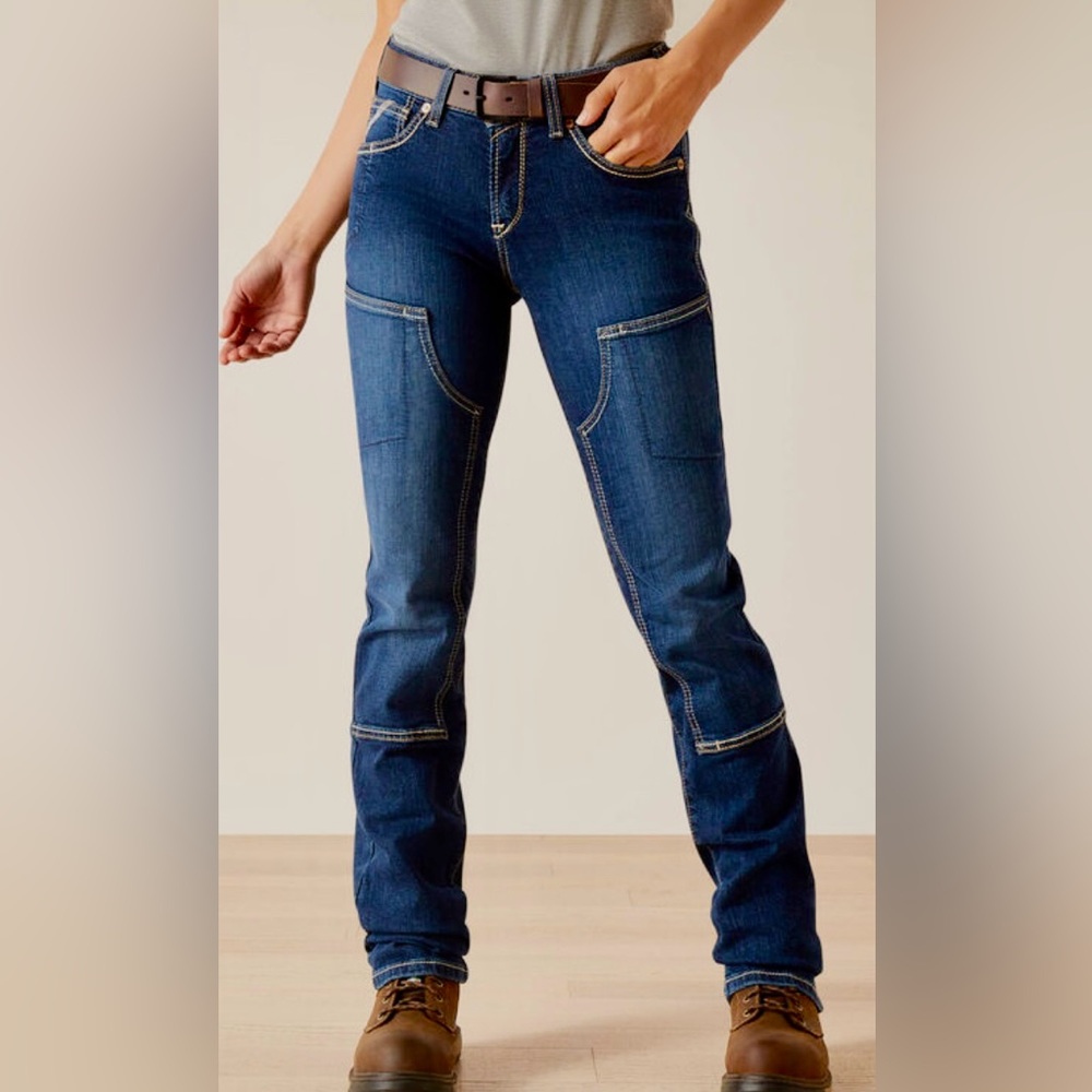 Rebar DuraStretch Riveter Double Front Straight Jean